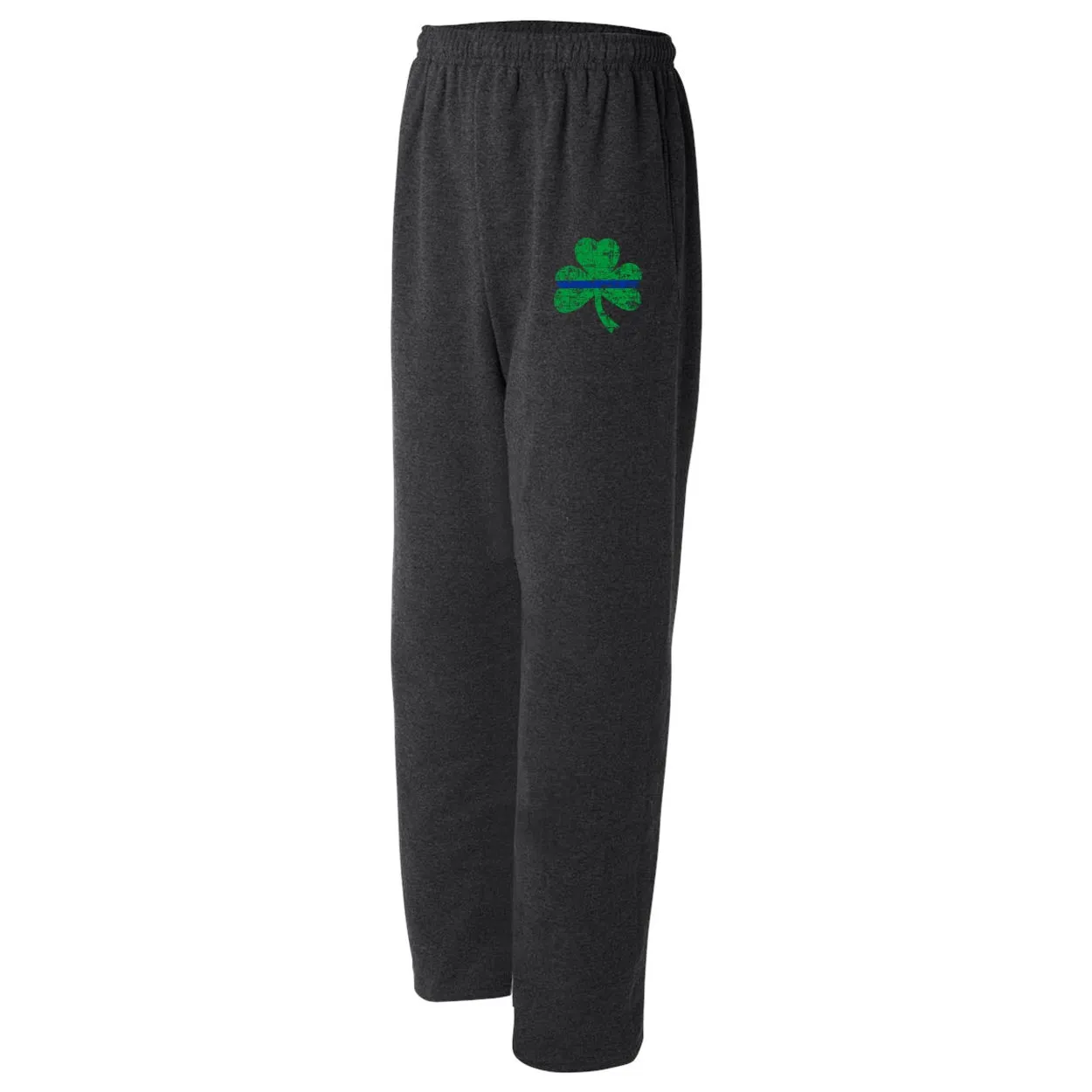 Thin Blue Line St. Patrick's Shamrock Sweatpants