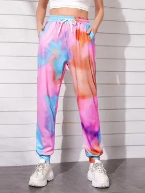 Tie Dye Knot Sweatpants