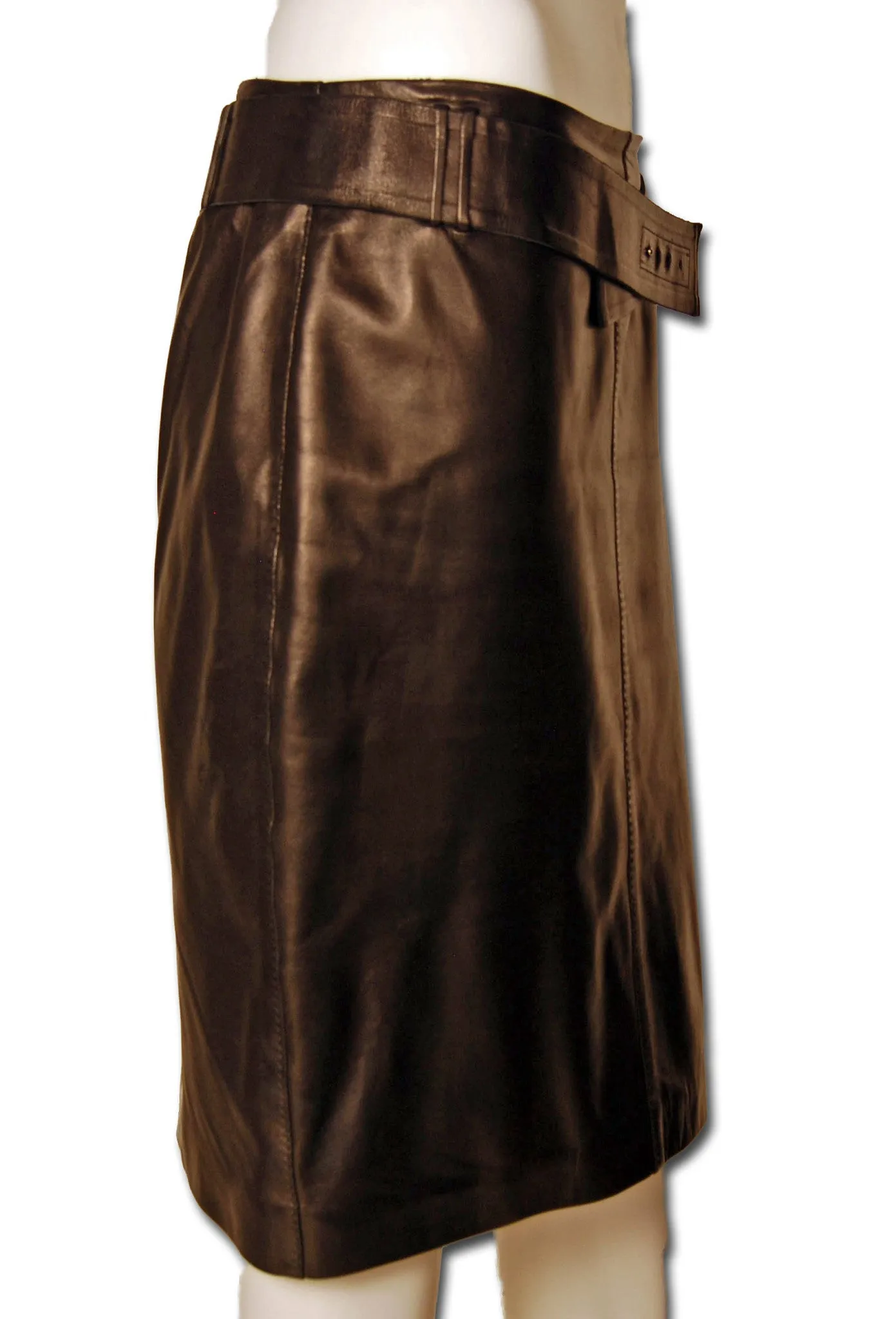 Tom Ford Gucci Leather Skirt