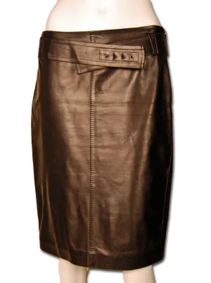 Tom Ford Gucci Leather Skirt