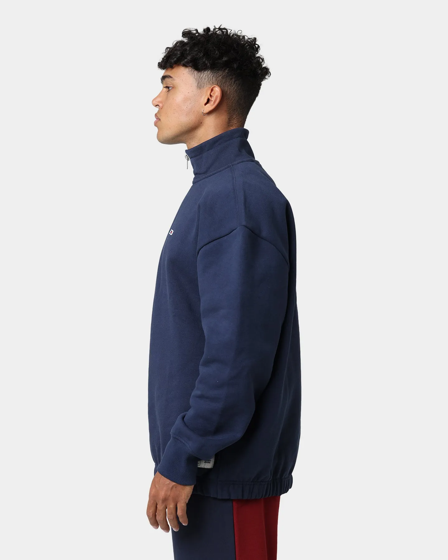 Tommy Jeans TJM Contrast Zip Jumper Twilight Navy