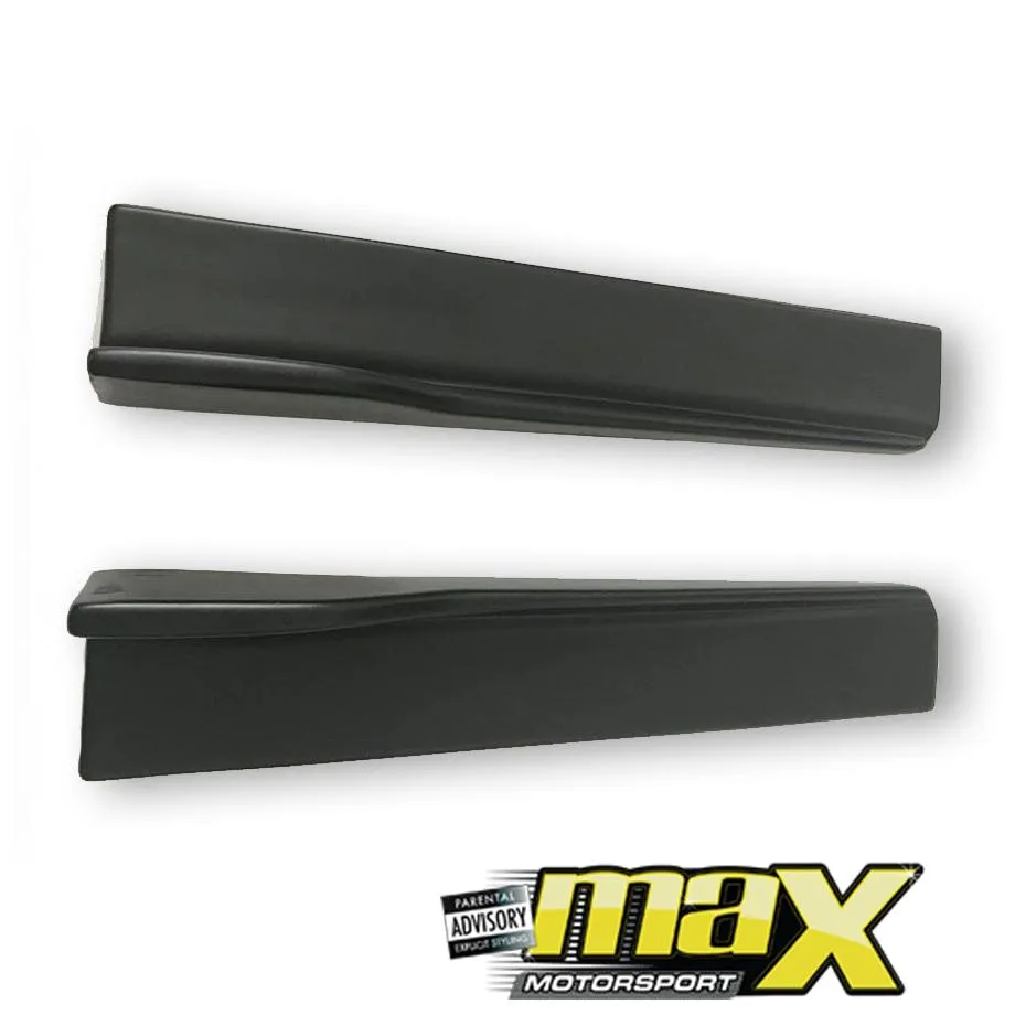 Universal Gloss Black Side Skirt Splitters / Extensions