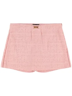 Versace   Cotton blend tweed skirt 