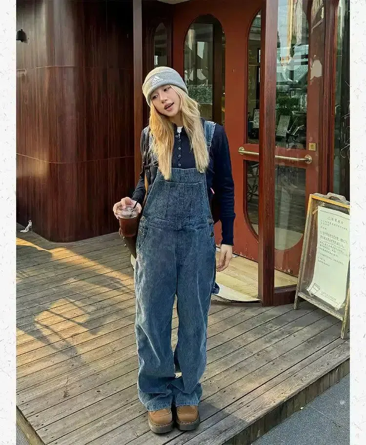 Washed Corduroy Overall