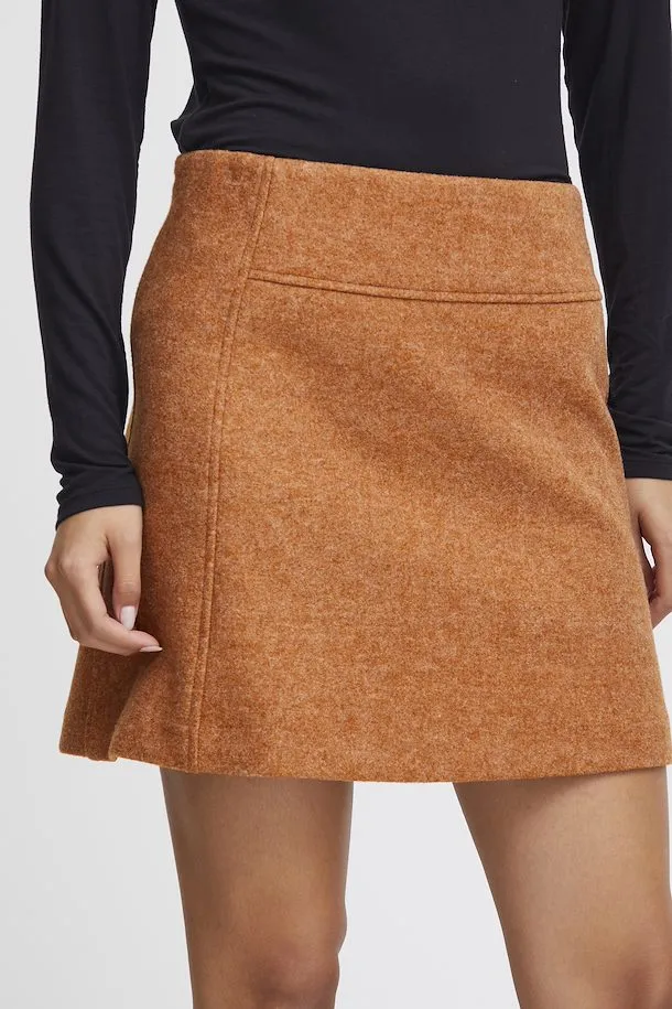 WILMA MINI SKIRT (SUGAR ALMOND)